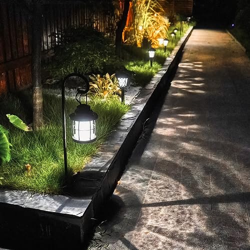 12V AC Low Voltage LED Shepherd Hook Path Lights 1.1W Brown 6PK (6 Count)