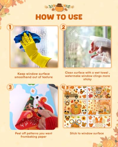 Fall Window Clings (9 Count)
