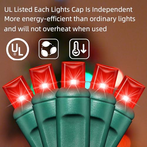 Valentine’s Day Red String Lights Indoor (600 Count)