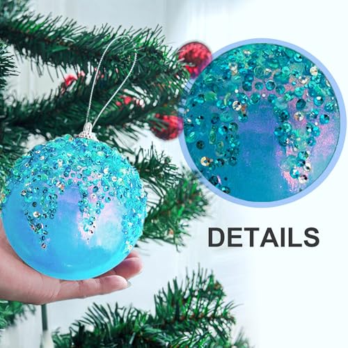 4Pcs Christmas Balls Ornaments (4 Count)