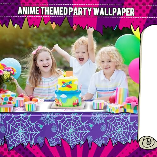 3 Pack Spider Tablecloth Birthday Party (3 Count)