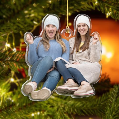 Personalized Best Friend Photo Ornament