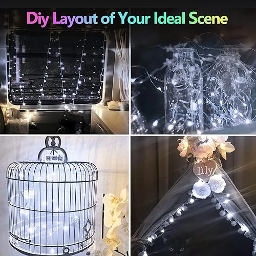 3 Pack 60 LED Fairy Lights Battery Operated with Remote