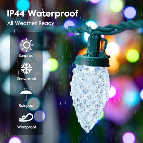 C9 LED Christmas String Lights (2 Count)