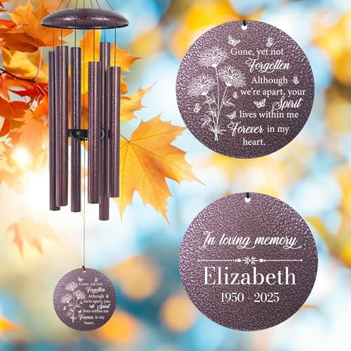 Engraving Wind Chimes for Loss of Loved One