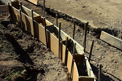 24 Inch Round Steel Concrete Form Stakes with Nail Holes (5 Count)