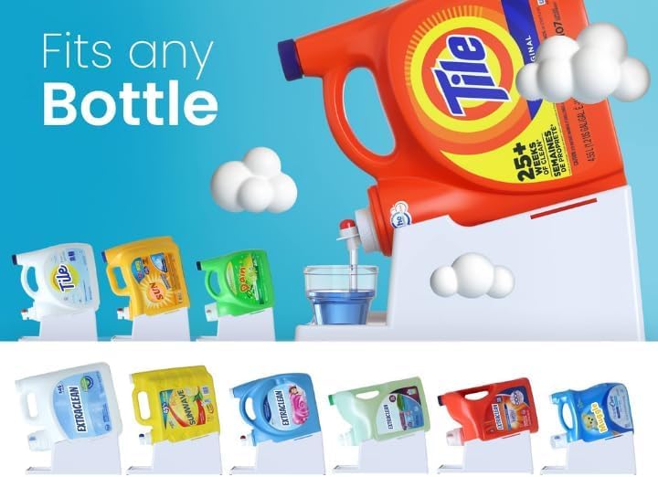 Liquid Laundry Detergent Dispenser Holder with Drip Tray (2 Count)