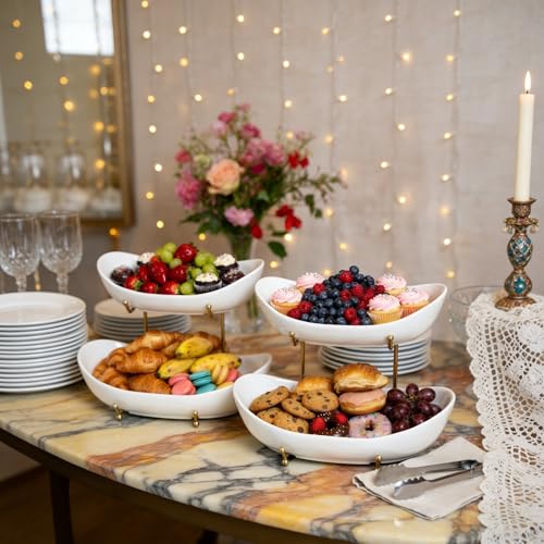 2 Tier Large Fruit Bowl