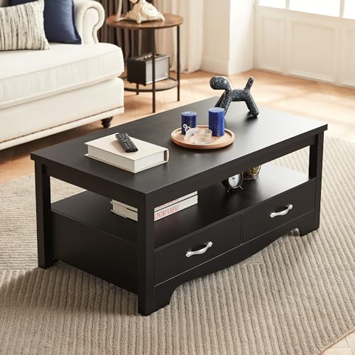 Farmhouse Coffee Table with Storage