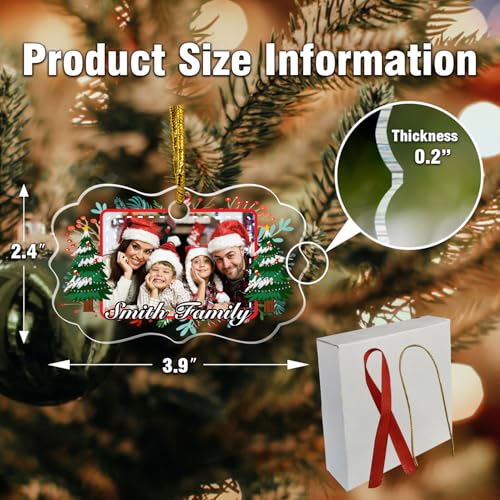 Personalized Photo Ornaments Christmas Tree Hanging Decor