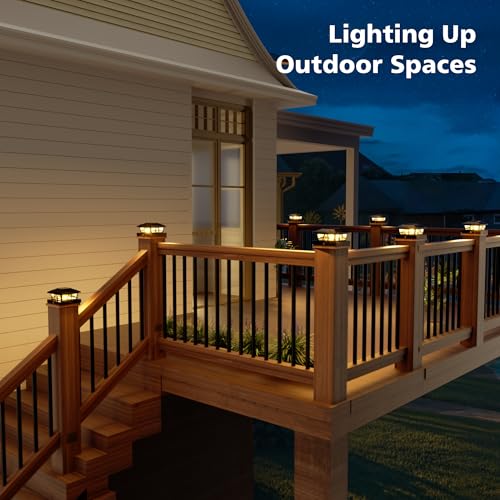 Solar Post Cap Lights (6 Count)
