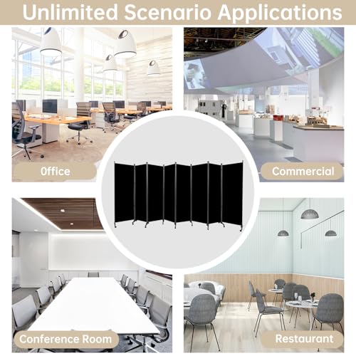 Room Divider Large 8 Panel Privacy Screen