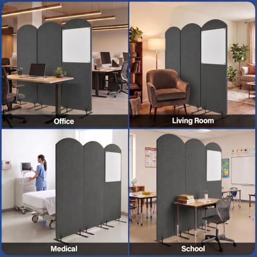 72 x 66 inch Freestandings Privacy Panel 3 Panel 24 inch Panels