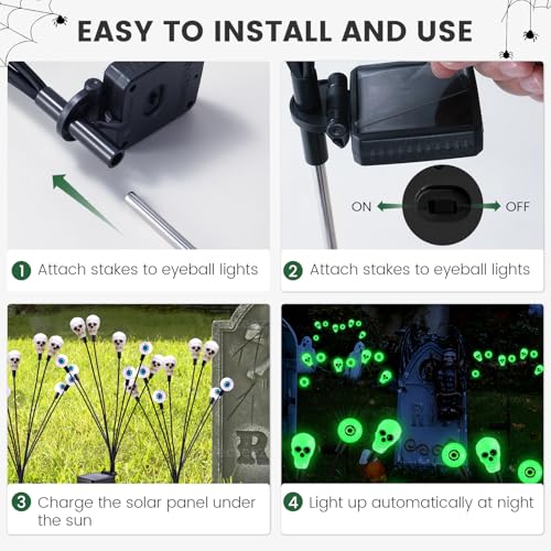 Solar Halloween Lights Outdoor