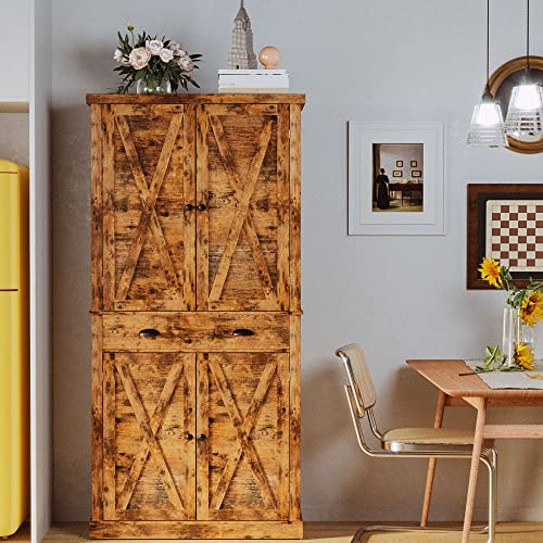Storage Cabinet with Drawers and Doors for Living Room and Entryway
