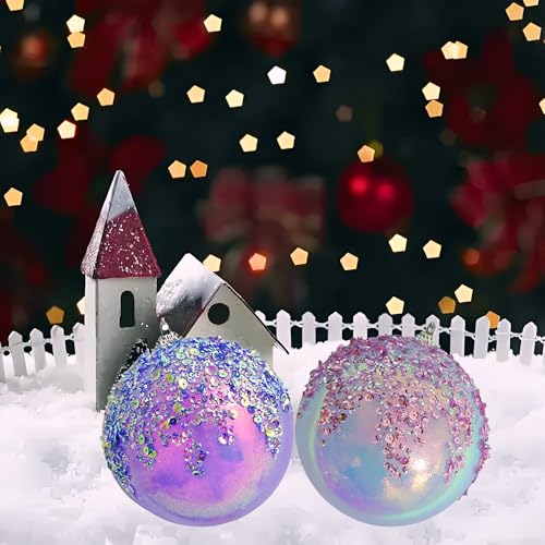 4Pcs Christmas Balls Ornaments (4 Count)