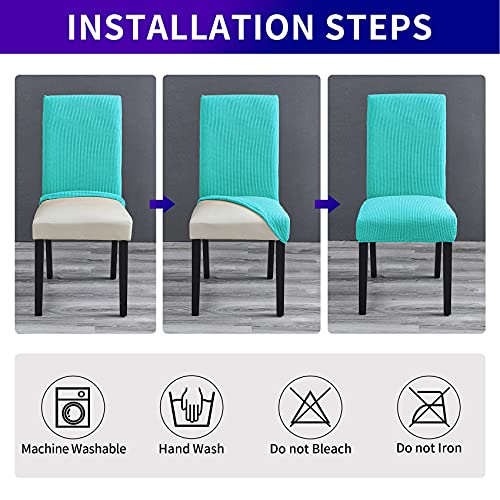 Stretch Chair Covers for Dining Room Set of 6