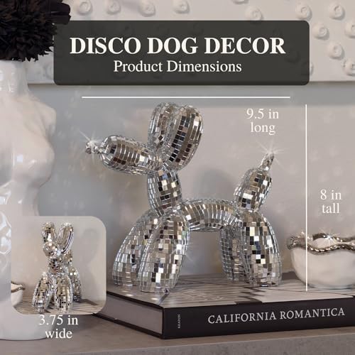 Disco Balloon Dog Statue