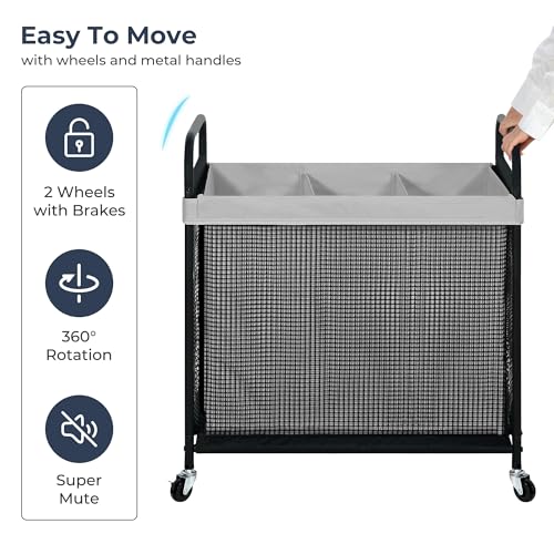Laundry Hamper 3 Section