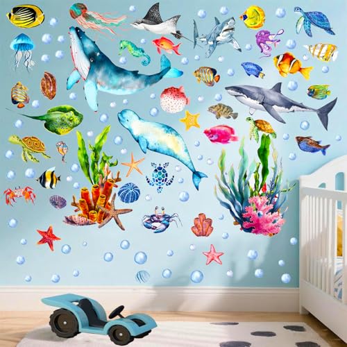 Glow in The Dark Ocean Wall Decals