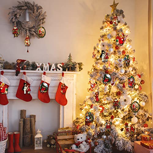48 Pcs Wooden Christmas Ornaments (48 Count)