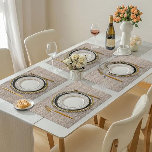 Vinyl Placemats Set of 8 (4 Count)