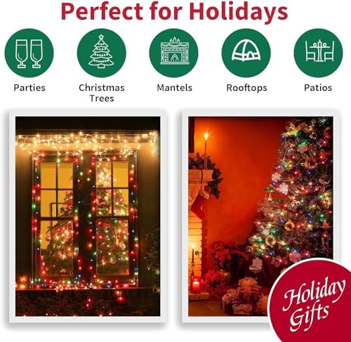 Multi Colored Christmas Mini String Lights (150 Count)