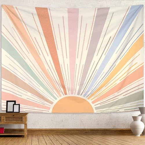 Boho Sun Tapestry Wall Hanging