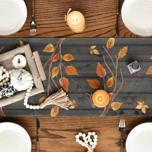 210 GSM Fall Table Runner Home Party Decor 13x72 Inch (6.5 Sq Ft)
