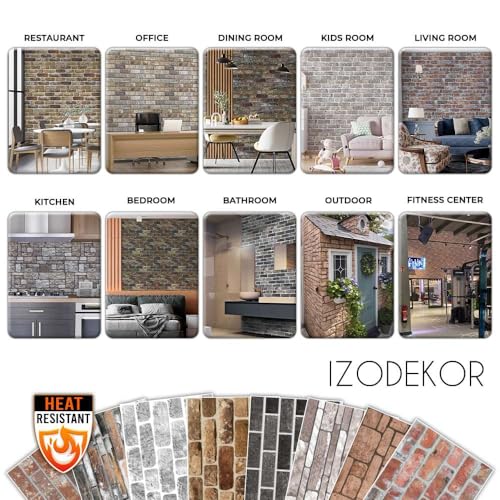 3D Wall Panels Brick Effect