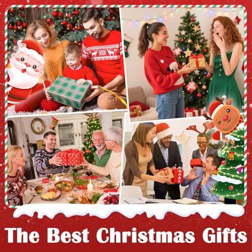 Gnome Snow Globe Candle Christmas Decorations Gifts Auto Snowfall Glitter Music Collection with 6H Timer USB