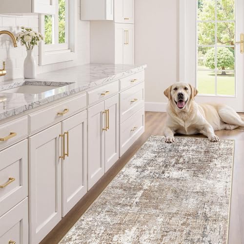 3x8 Washable Runner Rug for Hallway (24 Count)