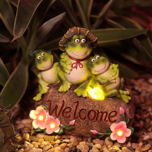 Frog Garden Statue Outdoor Decor