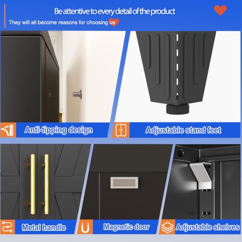 61" Tall Kitchen Pantry Cabinet