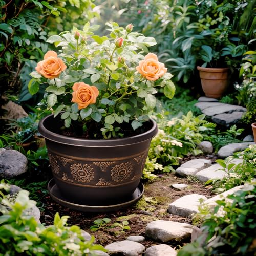 16 Inch Outdoor Planters (4 Count)