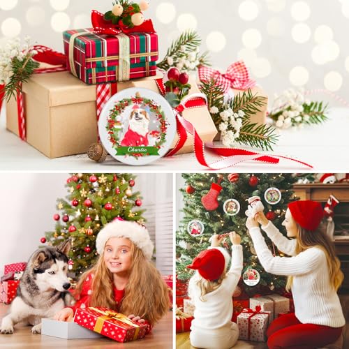 Personalized Dog Photo Christmas Ornament 2025