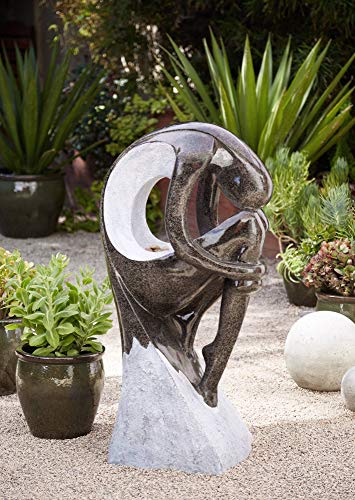 Graceful Form 43" High Modern Outdoor Indoor Large Fountain