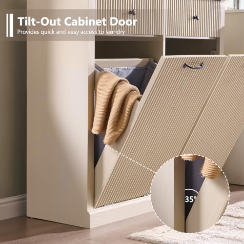 Double Tilt Out Trash Cabinet