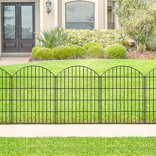 Metal Garden Fence 36 in x 11.7 ft (5040 sq inches)