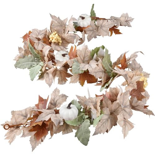 2 Pack Fall Maple Garland