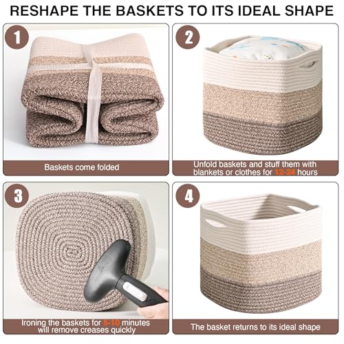 11 Inch Cube Storage Bins (3 Count)