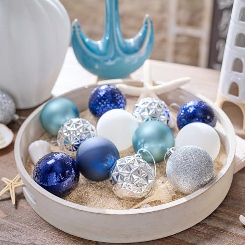 50ct Christmas Tree Decorations Ball Ornaments 2.36 Inches (50 Count)