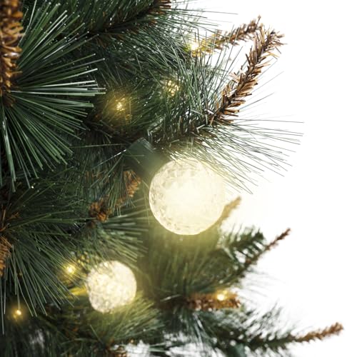 Selena 7.5ft Prelit Artificial Christmas Tree with 1209 Branch Tips