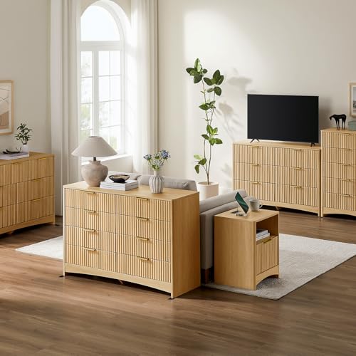 Fluted 6 Drawer Dresser