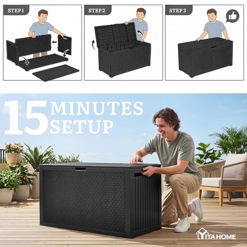 95 Gallon Outdoor Storage Deck Box