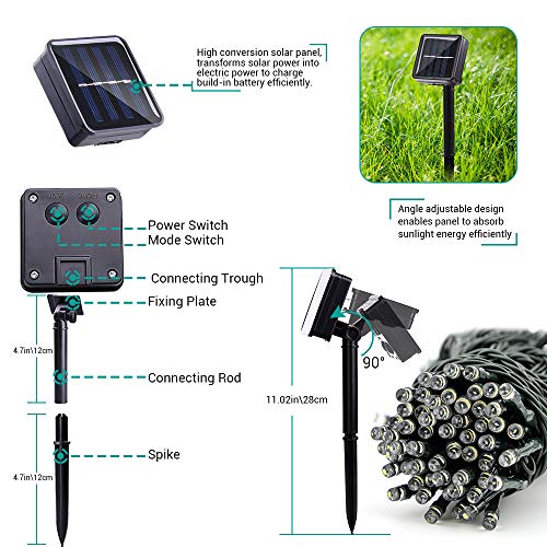 Solar Christmas Lights Outdoor (4 Count)