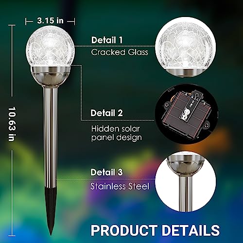 Solar Garden Lights Outdoor (6 Count)