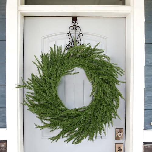 2Pcs 9Ft Artificial Norfolk Pine Garlands