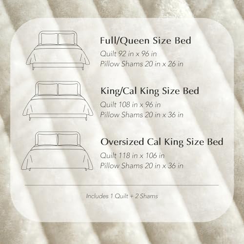Oversized Velvet Quilt Set