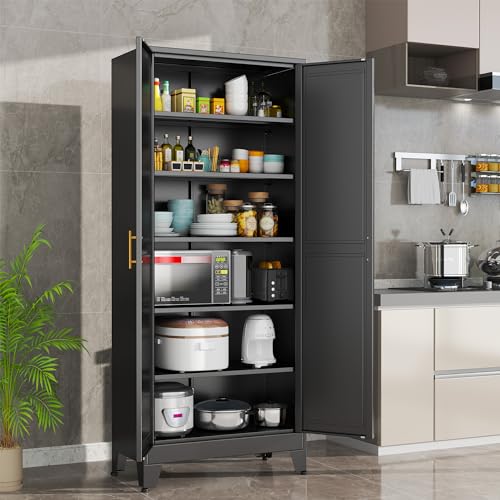 Black Metal Storage Cabinet